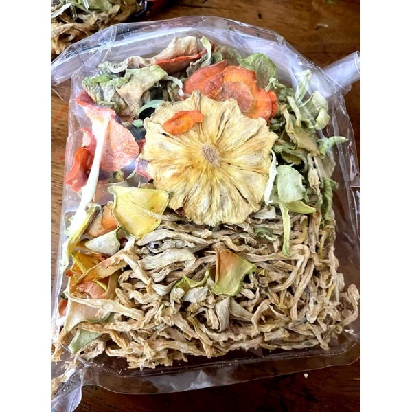 Dưa món ăn Tết - 6 loại củ quả sấy khô làm dưa món gói 160g TT MART 99