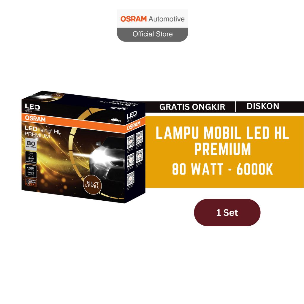 Osram Lampu Mobil LED HL Premium Next Level 80W 12V - H4 - H8 - H11 - H16 - HB3 - HB4 Harga 1,579,200 Ringgit*Penghantaran Percuma