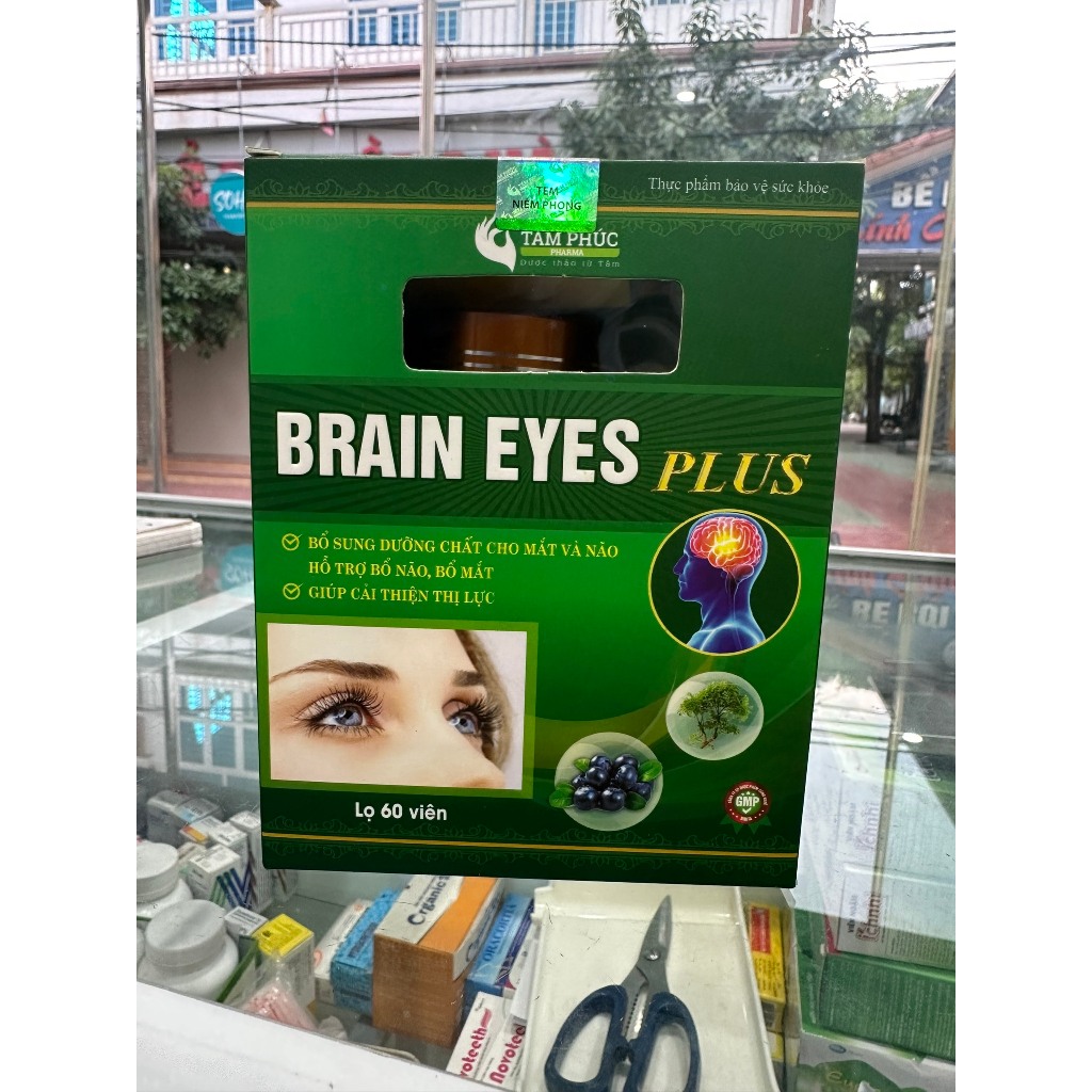 Viên Uống Bổ Mắt, Bổ Não - Brain Eyes Plus Hộp 60 Viên