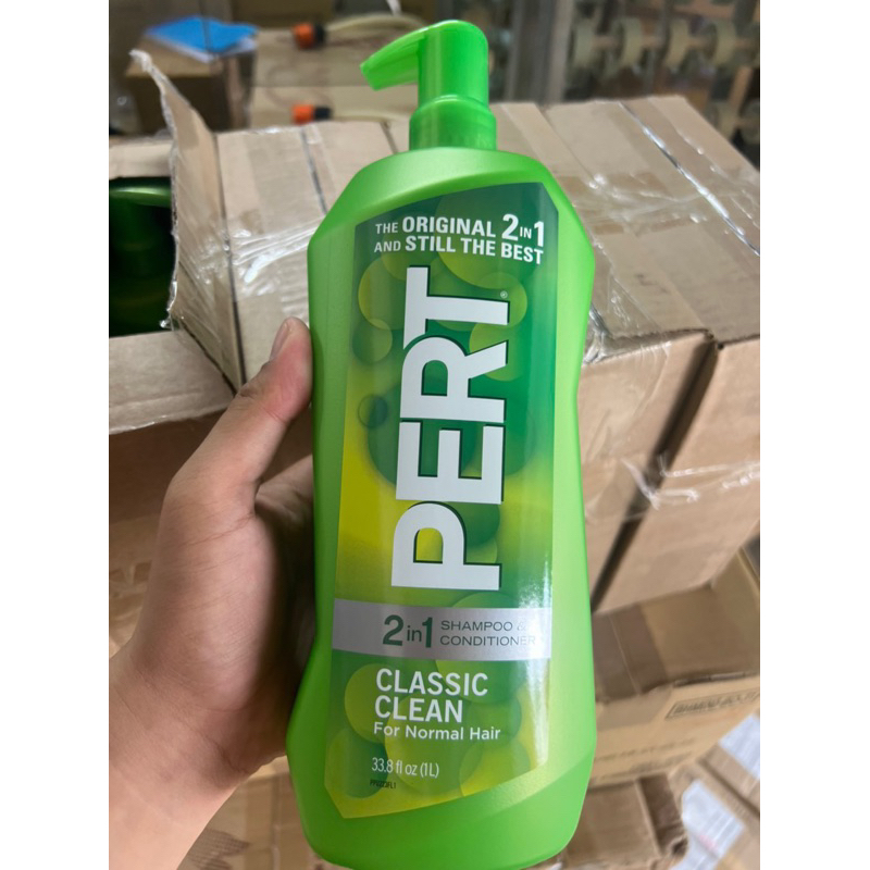 Dầu gội đầu sạch da đầu Pert 2in1 của Mỹ