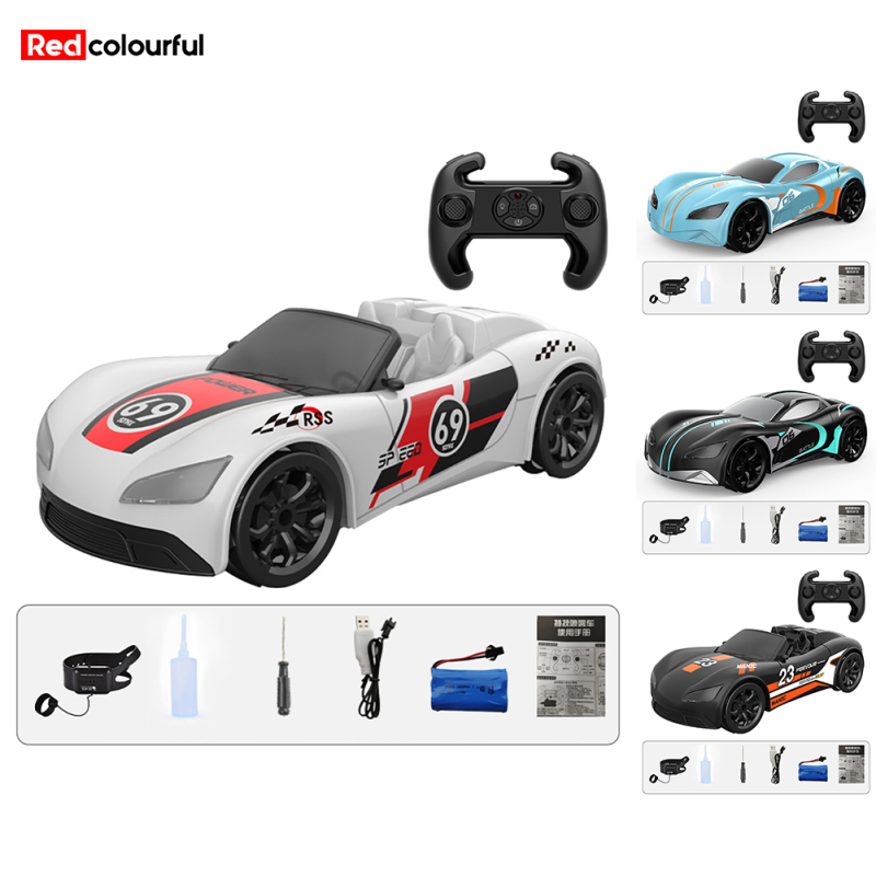 Remote Control Racing Car With Spray Music Light 360 Rotation RC Drift Stunt Car Model Toys For Boys Girls Birthday Christmas Gifts ราคา 917 บาท*ส่งฟรี