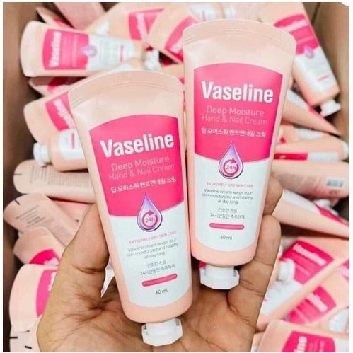 Siêu Rẻ Kem dưỡng da tay và móng Vaseline Deep Moisture Hand & Nail Cream 60ml Hadamart