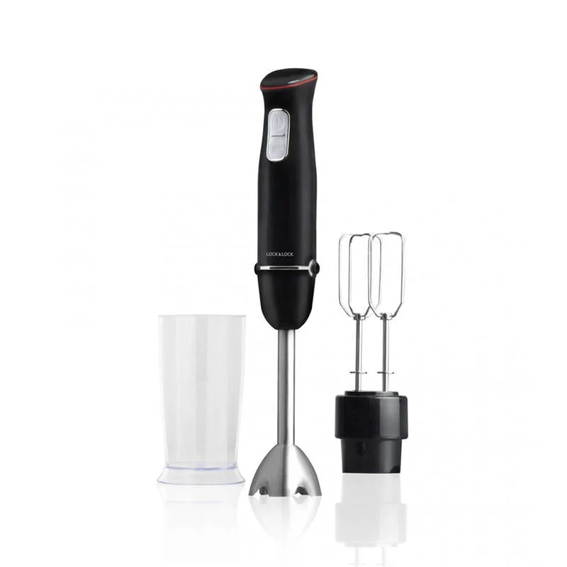 Máy Xay Cầm Tay LocknLock EJM516BLK, Đa Năng 2in1, Kiêm Đánh Trứng , Màu Đen, Hàng Chính Hãng - JoyMall