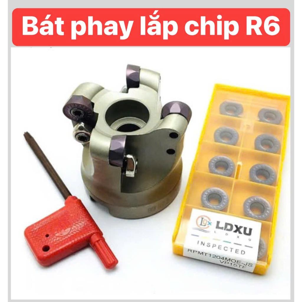 Bát phay lắp chip R6 - EMRW6R