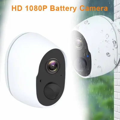 1080P HD Wireless Security Camera Rechargeable Battery Powered WiFi Outdoor Cam