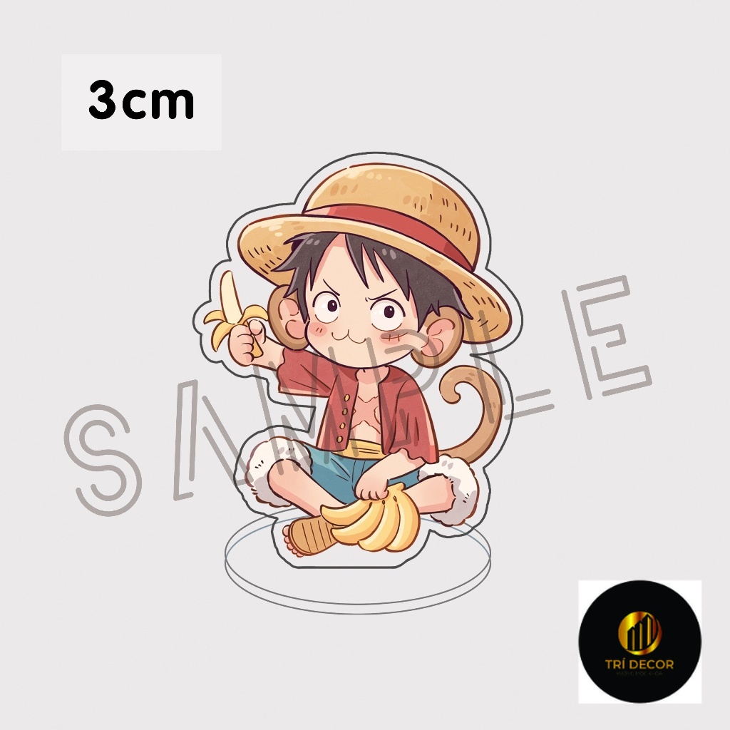 Mô hình giấy Chibi Luffy ver 14 - One Piece - Kit168 Shop mô hình giấy