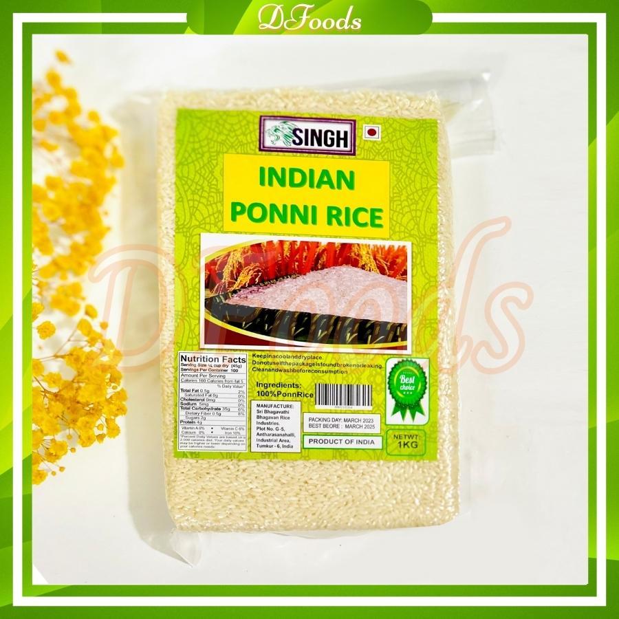 Gạo ponni ấn độ ngăn ngừa tiểu đường túi 5kg