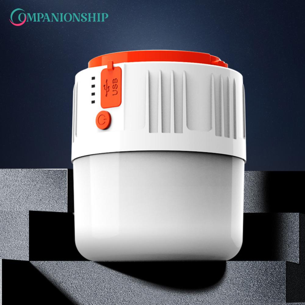 V65 Solar LED Camping Light USB Lanterns Bulb Portable Outdoor Tent Hiking Light ราคา 158 บาท*ส่งฟรี