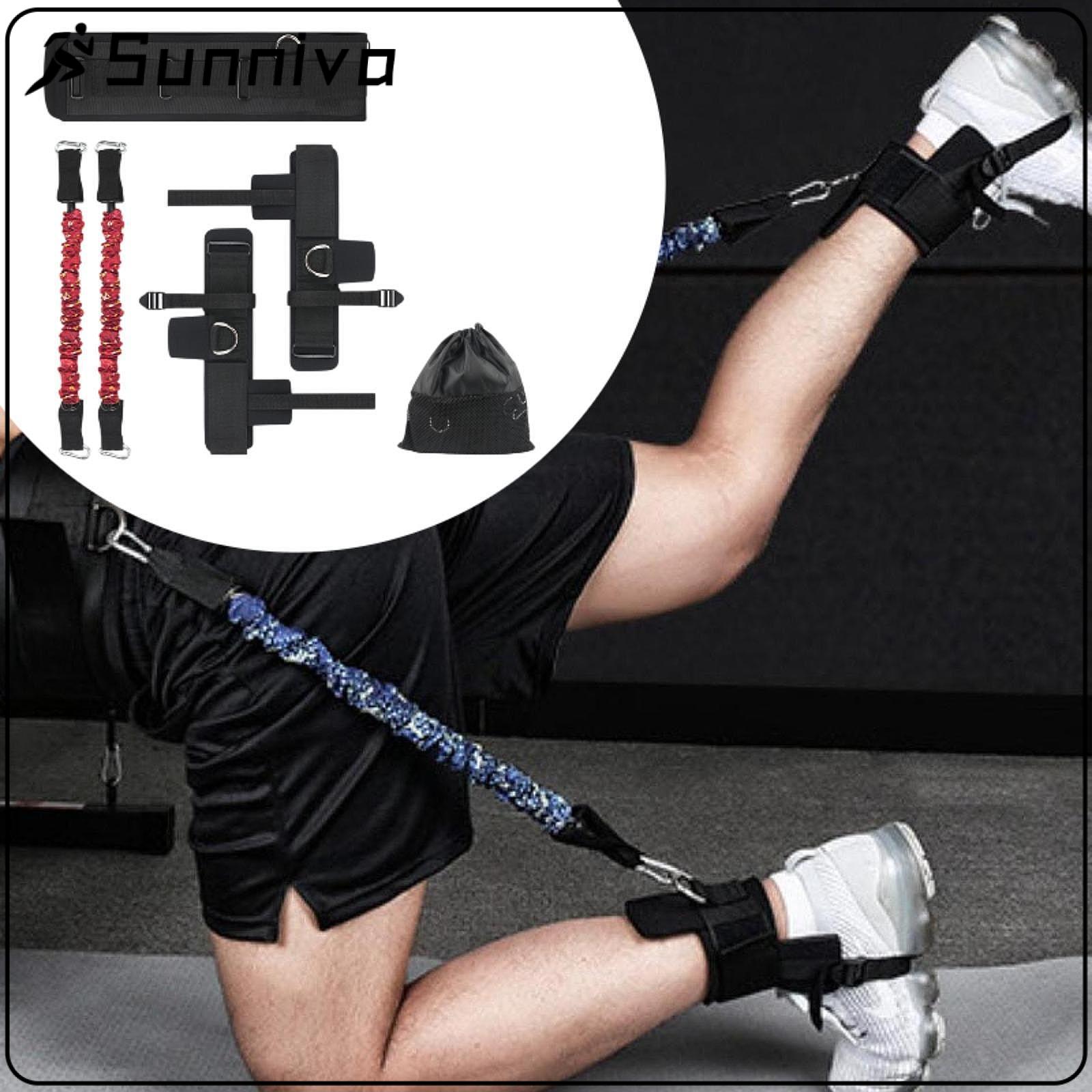 Gazechimp Leg Strength Resistance Bands Set Waist Belt Football Vertical Jump Trainer ราคา 693 บาท*ส่งฟรี