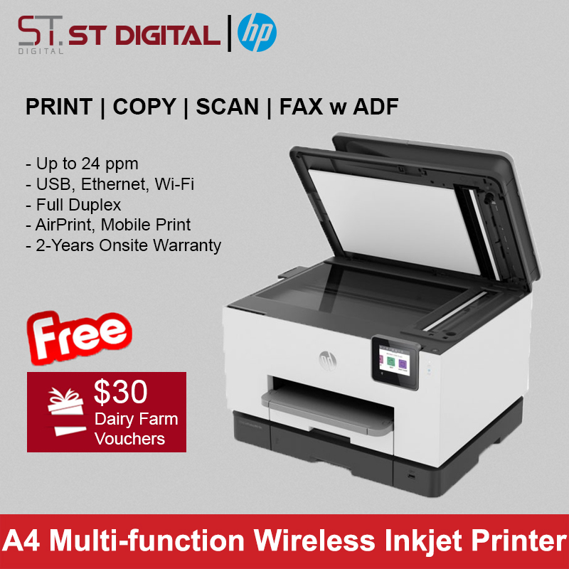 HP OfficeJet Pro 9020 All-in-One Copy Scan and Fax InkJet Colour  Printer Color Inkjet Printer Color Printer Singapore