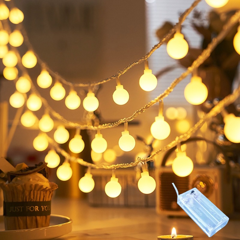 🎄3m 30led Light🎄 ball light For Christmas Decoration Lights Battery Operated Fairy Lights Christmas Tree Gift Decor Led Light Strip