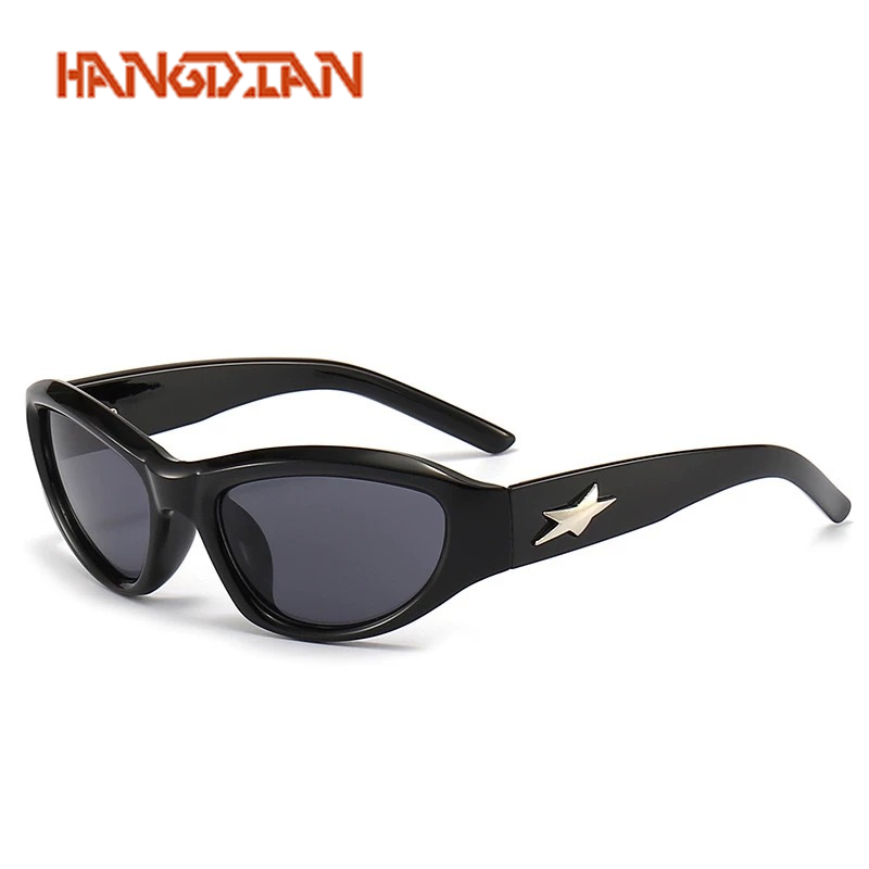 HANGDIAN Y2K Retro Style Statement Sunglasses for Fashion-forward Looks ราคา 45 บาท*ส่งฟรี