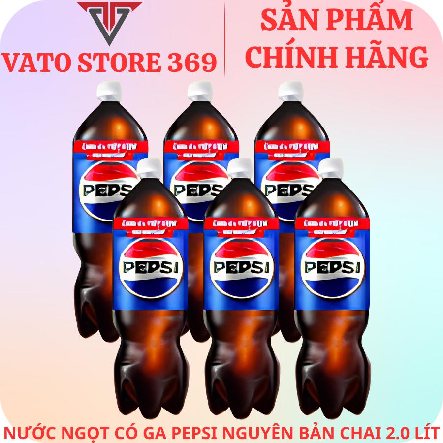 Nước ngọt có ga PEPSI cola nguyên bản chai 2 lít