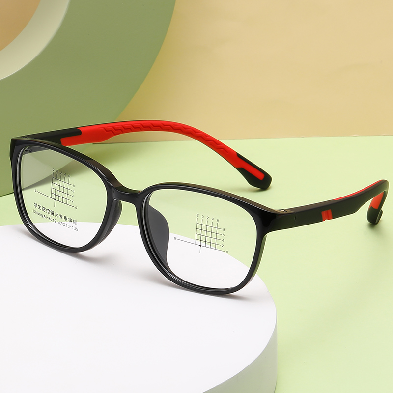 CA8019 1pc PC Rectangle Frame Good Quality Colorful Fashion Children's Unisex Glass Frame ราคา 250 บาท*ส่งฟรี