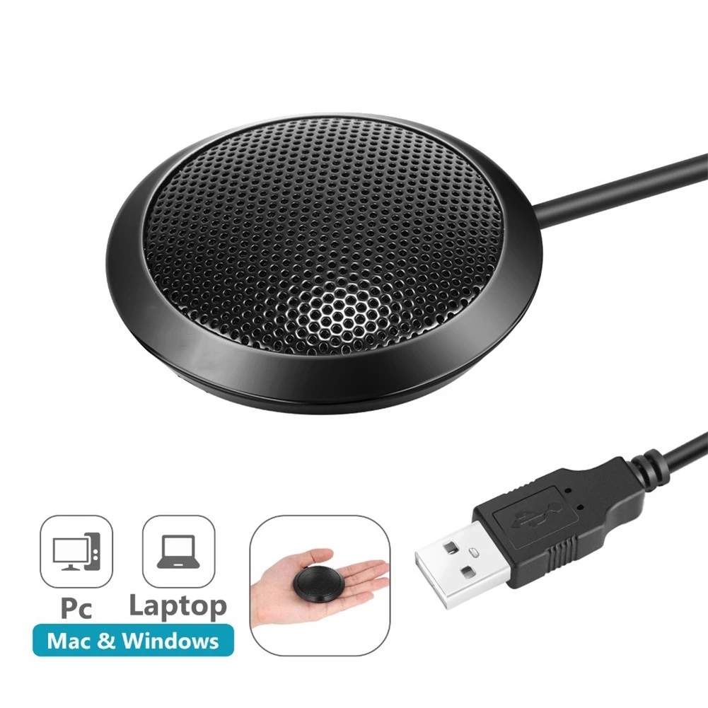 Micro Đa Hướng Cho Máy Tính Xách Tay khử tiếng ồn Cuộc họp và Micro thu âm để bàn máy vi tính K6 USB. NL