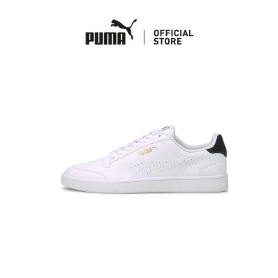 Puma Unisex Shuffle Perforated Shoes White