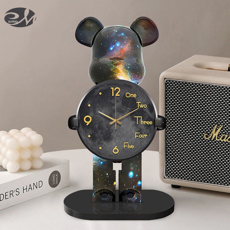 Clocks, Violence, Bears, Clocks, Creatives, Living Rooms, Dining Rooms, Ornaments, Study, Bedrooms, Homes, Silent Walking ราคา 261 บาท*ส่งฟรี