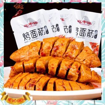 Xúc Xích sốt Hồ Nam cay ăn vặt, thịt chay băm nhỏ, đồ ăn nhẹ gluten cay.