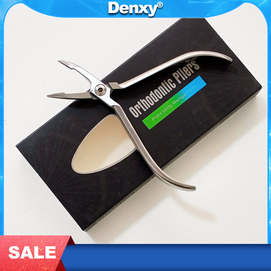 Denxy 1 cái Kìm chỉnh nha chất lượng cao Kìm nha khoa tiện ích weingart Kẹp mỏng Kìm cắt dụng cụ nha khoa orthodont