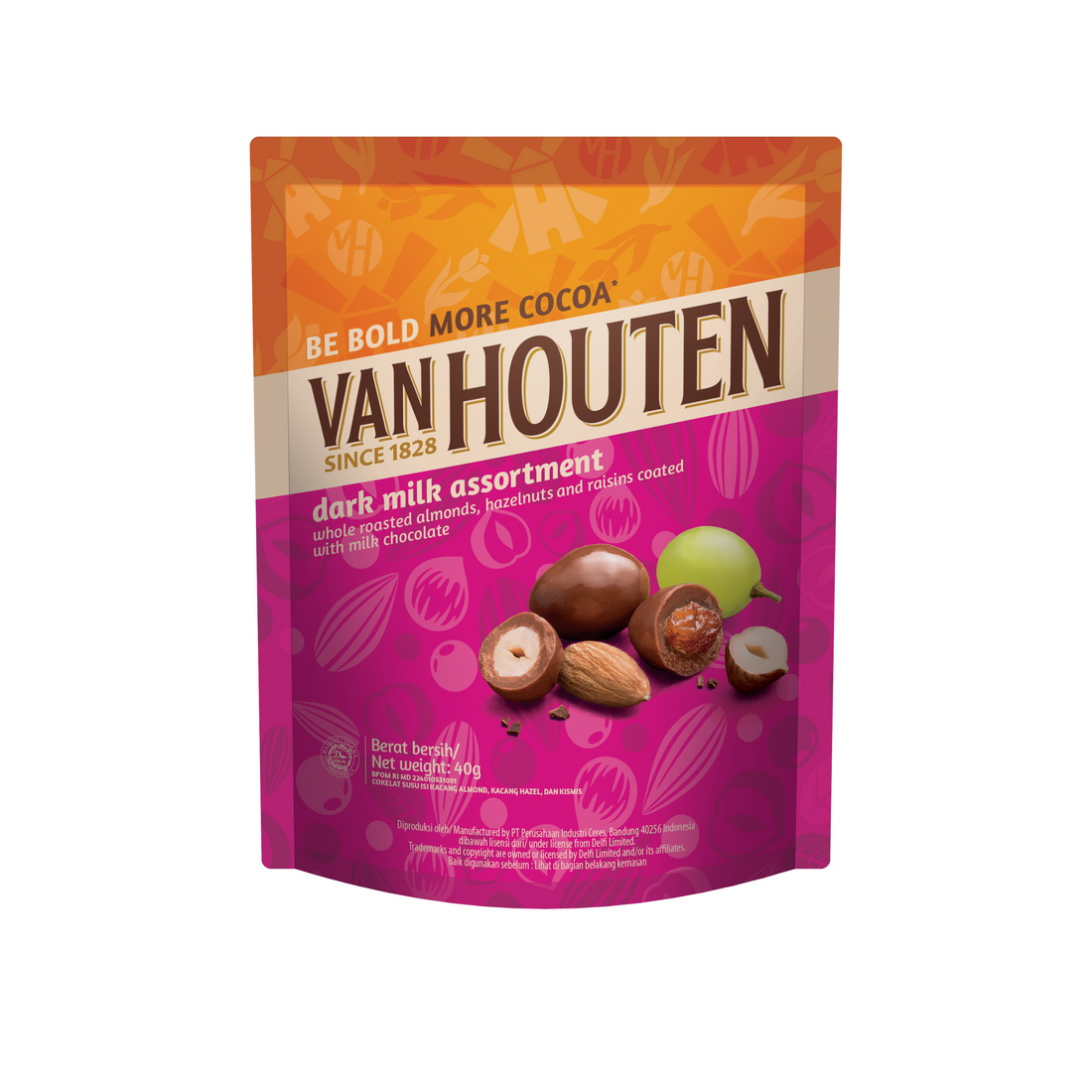 Van Houten Dark Milk Assortment 40g ราคา 44 บาท*ส่งฟรี