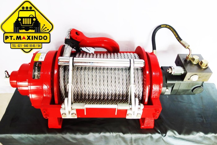 PROMO- RUNVA HYDRAULIC WINCH HWP-20000-Y1P KAPASITAS 9 TON (20.000 LBS) Harga 81,920,000 rupiah*Gratis Ongkir