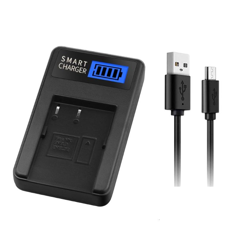 USB Battery Charger LCD Display for EN-EL3 D100 D100 SLR D200 D300 D300s