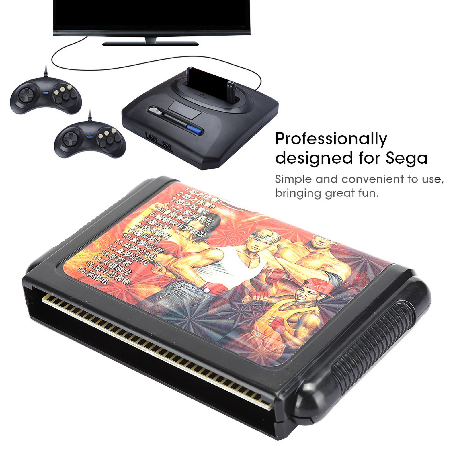 Game Card Gaming Cards Standard Design Fun Playing for Sega ราคา  152 บาท*ส่งฟรี