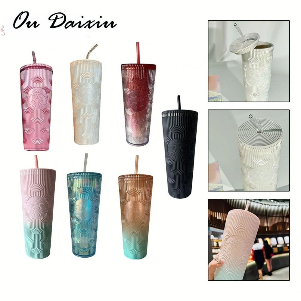 OUDAIXIU 【Giggle】ocean SIREN Goddess ความจุขนาดใหญ่ Starbucks straw CUP ความจุเกรดอาหาร AS ราคา 193 บาท*ส่งฟรี