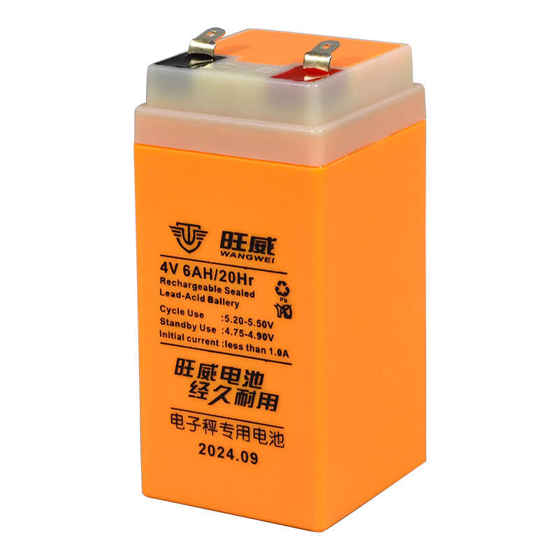 Pin Wangwei 4V 6AH Cân điện tử Cân nền Cân sàn Pin cân điện tử Pin axit chì đặc biệt bán buôn 50