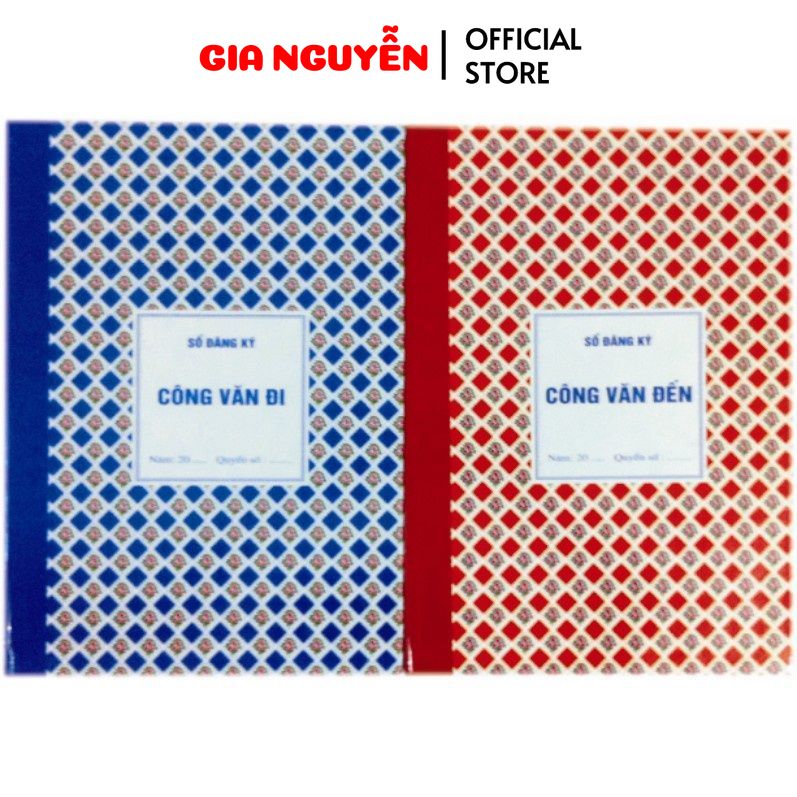 Sổ công văn đi, đến 240 trang,Giúp lưu trữ những công văn đến khoa học