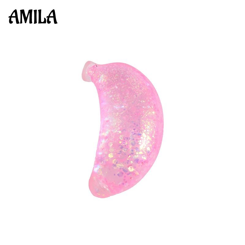 AMILA Creative Banana Stress Relief Toy Soft Squishy Slow Rebound Anti-Stress Fidget Fun for Adults and Kids ราคา 34 บาท*ส่งฟรี