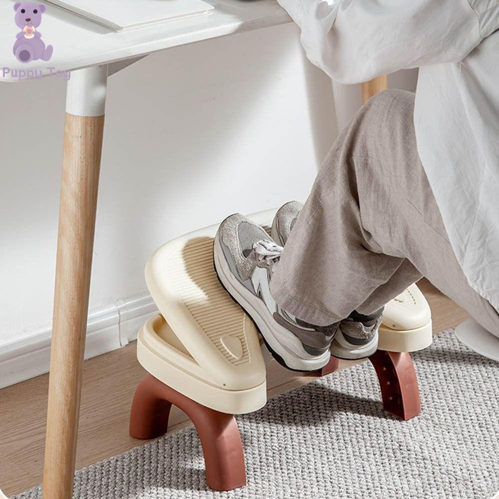 TESDFD Có thể gập lại Ghế đẩu vệ sinh gập lại Không trượt Tiện dụng Chỗ để chân dưới bàn Di động Dày lên Bệ toilet Trang chủ