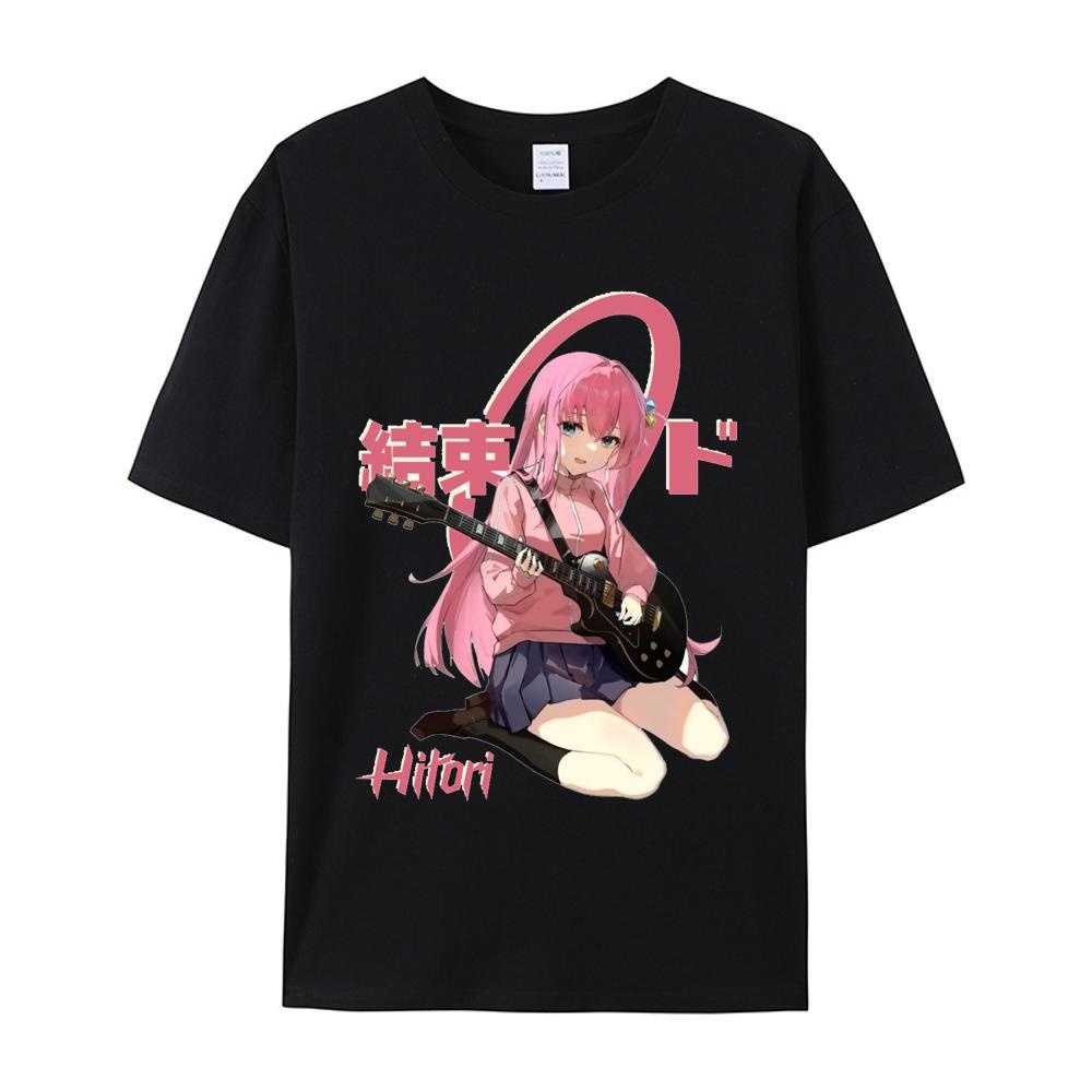 New store openingBocchi the Rock Manga Ryo Tee women graphic manga summer tshirt girl anime comic clothing2025 COD