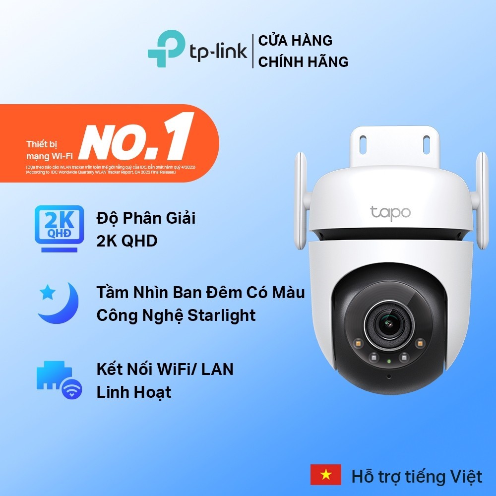 Camera WiFi TP-Link Tapo C500 / C510W / C520WS An Ninh Quay/Quét 360 Độ Chống Nước