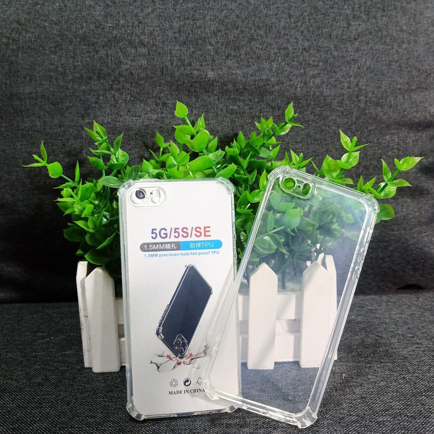 Ốp iphone 5 5S 5SE chống va đập, chống sốc trong suốt cao cấp
