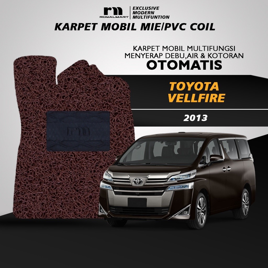 Royal Mart - Karpet Mobil TOYOTA VELLFIRE 2013 FULL BAGASI 1 WARNA/Carpet Mie Bihun Premium Keset PVC Anti Slip Aksesoris Interior Mobil Harga  1,344,143 Ringgit*Penghantaran Percuma