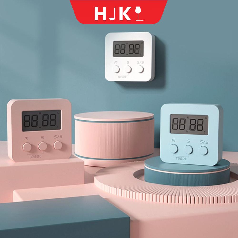 HJKL Thao tác dễ dàng LCD Đồng hồ báo thức Đếm Màn hình kỹ thuật số lớn Di động Đồng hồ bấm giờ Tiện ích nhà bếp Hẹn giờ trong bếp Dụng cụ nấu ăn
