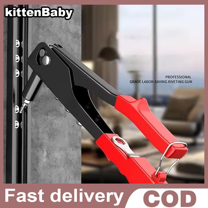 kittenBaby Nhiệm vụ nặng nề riveter thiết lập, Pop đinh tán súng và 50pcs mù đinh tán loại Kit Dụng cụ cầm tay đinh tán Nut công cụ Giá 17,397 Đồng*Miễn phí vận chuyển