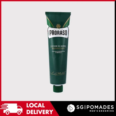 Proraso Green Shaving Cream in a Tube 150ml - Menthol & Eucalyptus-SGPOMADES