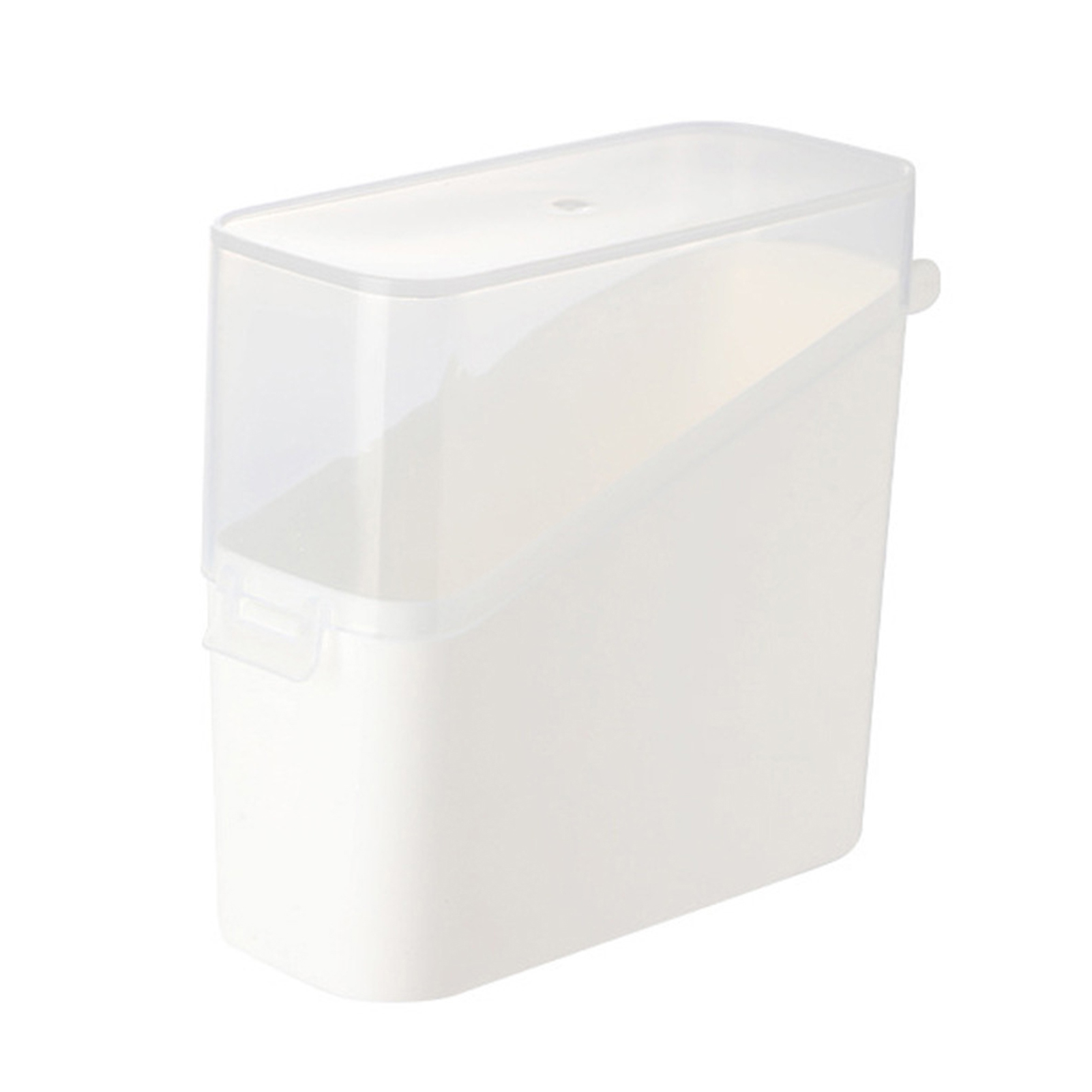 NYH | High-quality Storage Organizer Round Storage Box Transparent Lid Kitchen Storage Box Tea Bag Organizer for Home Cafe Restaurant Waterproof Dustproof Refrigerator Container