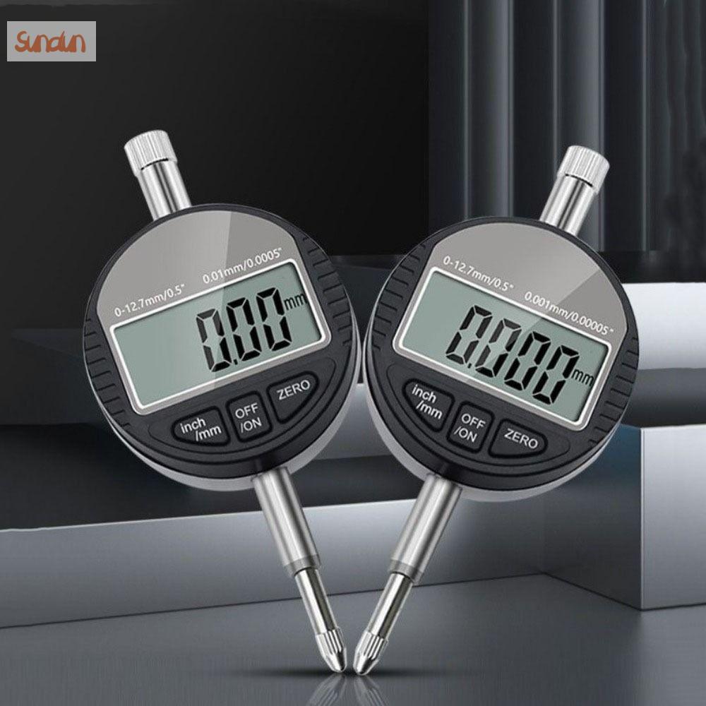 SUNDUN Độ chính xác 0,01mm Chỉ báo kiểm tra quay số Màn hình kỹ thuật số Phạm vi 0-12,7mm Đồng hồ đo chỉ thị Di động Chống thấm nước Chỉ báo thăm dò Đo độ sâu