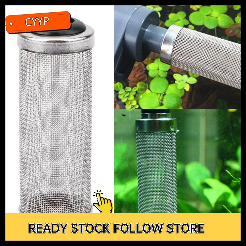 B9GIQY5EX silicon Lưới lọc bể cá Bọc lưới ống lưới Ống lọc trước  loại Lưới lọc khí nạp Người bảo vệ Lưới thép không gỉ Bộ lọc tôm Hít thở bể cá