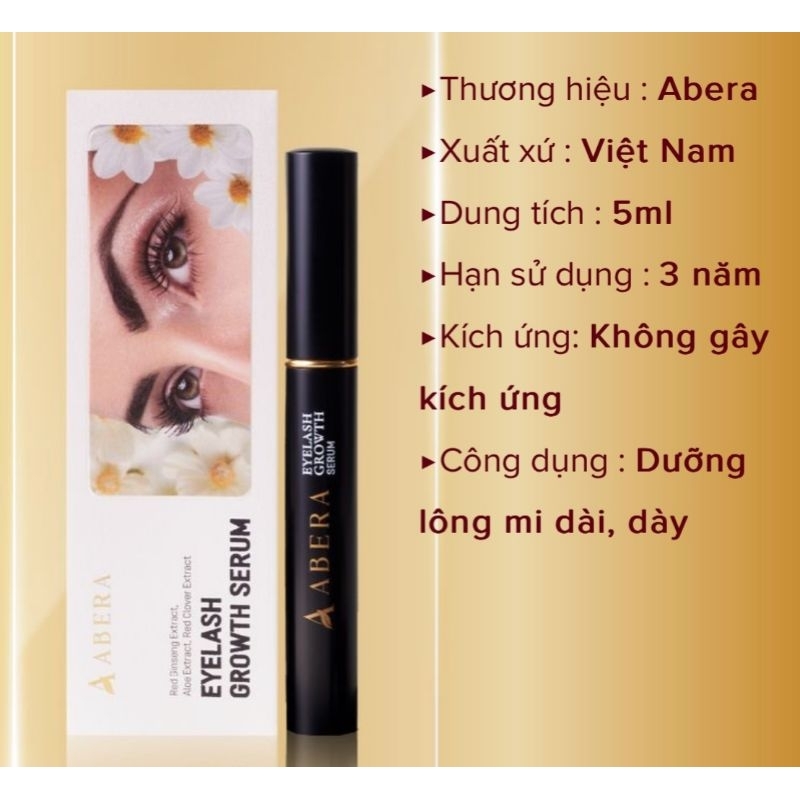 Serum Dưỡng Mi Abera