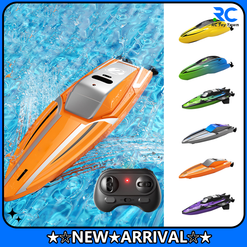 Kids Remote Control Boat 2.4G Mini Fast Stunt Boat Charging RC Speedboat Model Toys Gifts For Boys Girls ราคา 321 บาท*ส่งฟรี