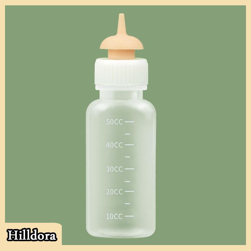 [Hilldora] Pet Kitten ăn chai núm vú trung chuyển có thể bóp sữa lỏng chai điều dưỡng cho trẻ sơ sinh chó con thỏ hamster mèo - 2