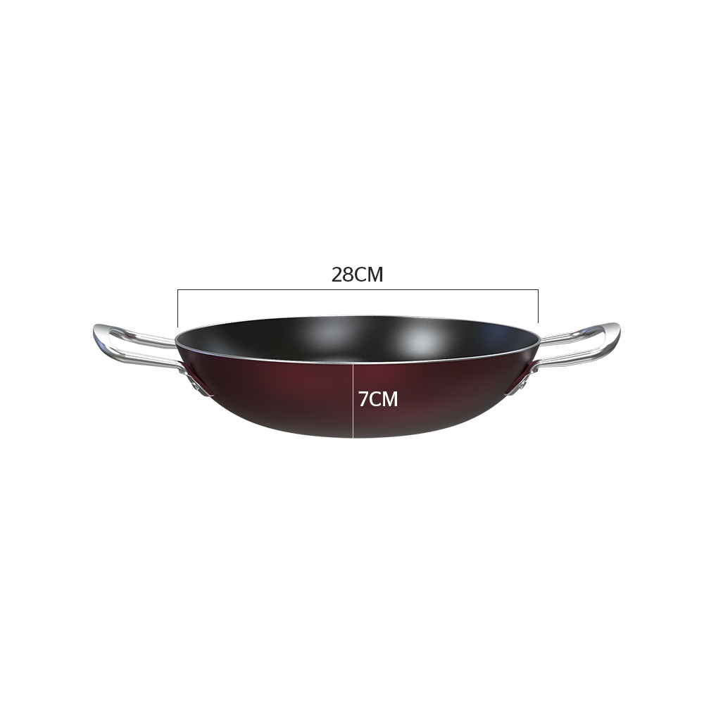[VOUCHER 10%] Chảo bầu chống dính SUNHOUSE 20-24-28-30-34 CM (KHÔNG DÙNG TRÊN BẾP TỪ)