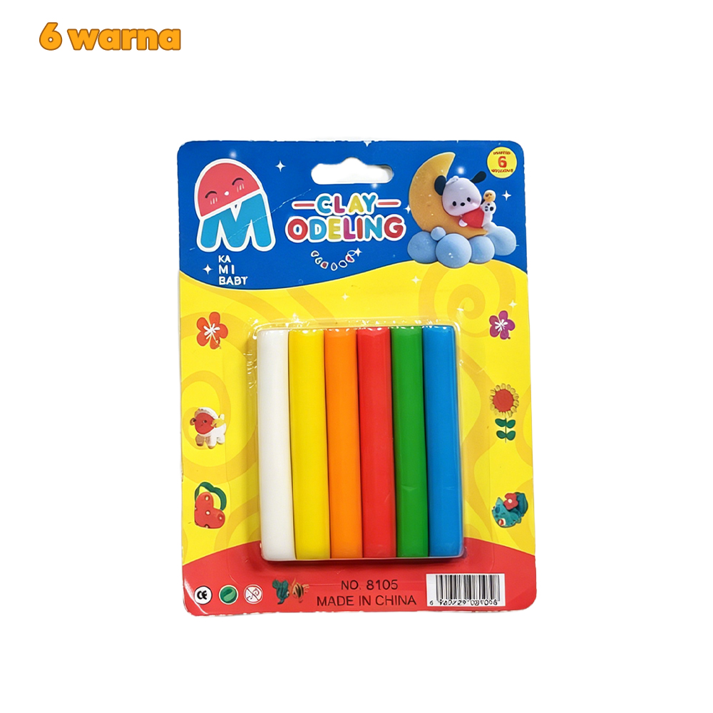 BEVAVAR Mainan Anak Plasticine Malam Plastisin Lilin Mainan 6 / 8 / 12 Warna Play doh Kreativitas