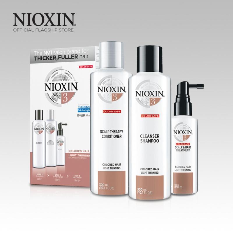 Buy Nioxin System 3 Loyalty Kit for Colored Hair, Light Thinning Singapore
