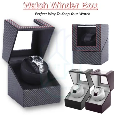 Watch Winder Box / Luxury Watches Storage Boxes / Automatic Classic Winding / Men Gift / SG