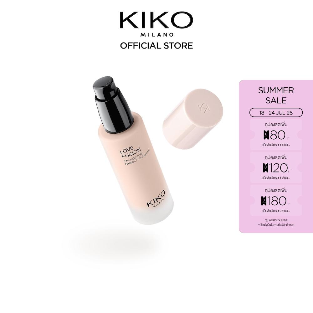 KIKO MILANO Love Fusion 24H Moisture Radiant Foundation ราคา 1,250 บาท*ส่งฟรี